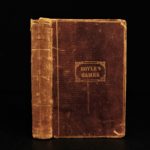 1841 American Hoyle Poker Cards Billiards Chess Tennis Horse Racing Illustrated