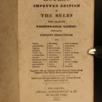 1841 American Hoyle Poker Cards Billiards Chess Tennis Horse Racing Illustrated