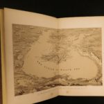 1855 1st ed Sevastopol Crimean War MAP Turkey Constantinople McCormick Visit