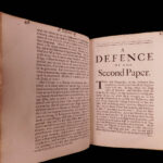 1686 John Dryden Defense of Papers of Charles II of England Catholic Protestant