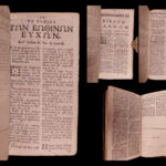 1665 Puritan GREEK Common Prayer & Psalms of David John Field Cambridge Bible