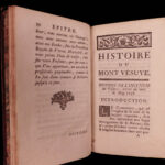 1741 Mount Vesuvius Serao Castera Volcanoes Volcanology Vesuvio Naples