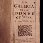 1663 Celebrated Women Italian Legends Helen of Troy Leda Mary Magdalene Saints