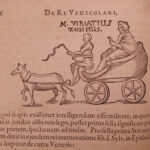 1671 1ed Ancient Vehicles Chariots Archaeology Machines Inventions Scheffer