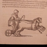 1671 1ed Ancient Vehicles Chariots Archaeology Machines Inventions Scheffer