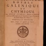 1693 Charas Pharmacopee Royale Medicine Antidotes Viper Poisons Plague Chemistry