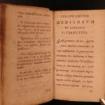1756 Aphorisms of Hippocrates Medicine Health Cure SECRETS Greek & Latin Surgery