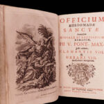 1771 Catholic Missal SARDINIA Campidano Italy Pope Urban VIII Holy Week Breviary