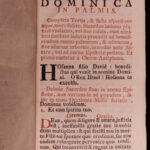 1771 Catholic Missal SARDINIA Campidano Italy Pope Urban VIII Holy Week Breviary