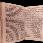 1771 Catholic Missal SARDINIA Campidano Italy Pope Urban VIII Holy Week Breviary