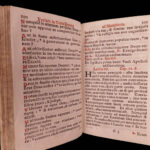 1771 Catholic Missal SARDINIA Campidano Italy Pope Urban VIII Holy Week Breviary