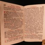 1771 Catholic Missal SARDINIA Campidano Italy Pope Urban VIII Holy Week Breviary