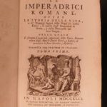 1749 Roman Empresses by Serviez ROME Caesar Wives Agrippina Faustina Poppea 3v