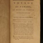 1799-1800 1st ed Isaac Weld Travels US & Canada Illustrated SLAVERY Indians