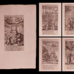 1640 Benedictine Monastics EXQUISITELY Illustrated Chemin Royal la Croix Haeften