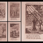 1640 Benedictine Monastics EXQUISITELY Illustrated Chemin Royal la Croix Haeften