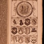 1725 1ed German Augsburg Regiments Langenmantel Germany Illustrated Shields