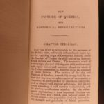 1834 1ed Picture Quebec CANADA French Canadian Colonization Illustrated Hawkins