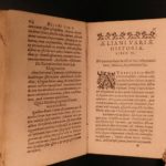1602 Claudius Aelianus Varia Historia Greco-Roman History Mythology Fishing Art