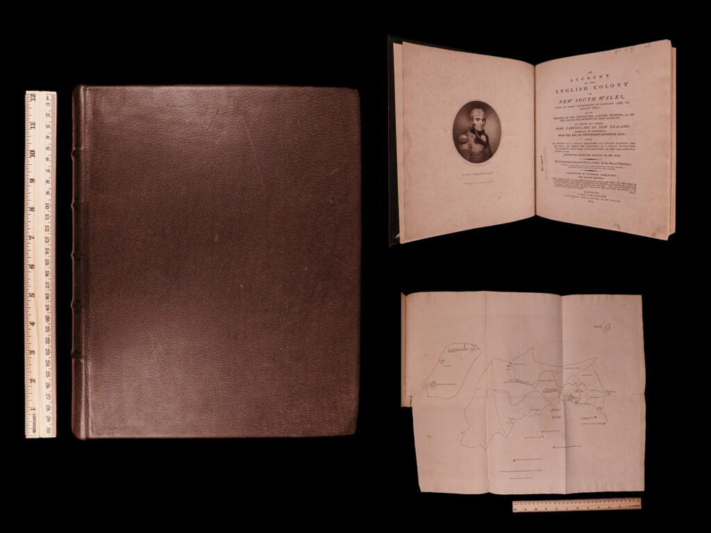 An account of the english colony in new south wales, from its first settlement in january 1788, to august 1801 : to which are added some particulars of new zealand. David collins.