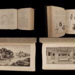 1883 Cities & Cemeteries of ETRUSCANS Ancient Italy Tuscany Illustrated MAPS 2v
