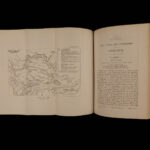 1883 Cities & Cemeteries of ETRUSCANS Ancient Italy Tuscany Illustrated MAPS 2v