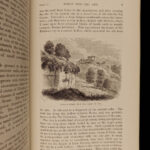 1883 Cities & Cemeteries of ETRUSCANS Ancient Italy Tuscany Illustrated MAPS 2v