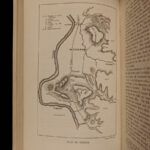 1883 Cities & Cemeteries of ETRUSCANS Ancient Italy Tuscany Illustrated MAPS 2v