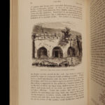 1883 Cities & Cemeteries of ETRUSCANS Ancient Italy Tuscany Illustrated MAPS 2v