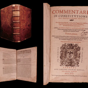 Commentaria in constitutiones, seu ordinationes regias. : Non solùm iuris studiosis, verum etiam pragmaticis vtilissima, in quibus facilis ad praxim Curiarum Franciæ via, & iurium intellectus explicantur. Pierre Rebuffi.