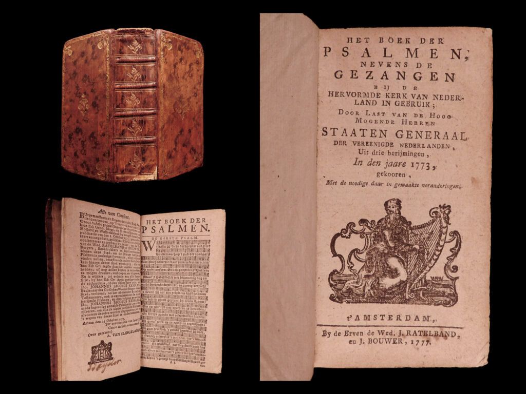 Het boek der psalmen : nevens de gezangen bij de hervormde kerk van nederland in gebruik.