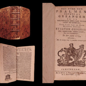 Het boek der Psalmen : nevens de gezangen bij de Hervormde Kerk van Nederland in gebruik.