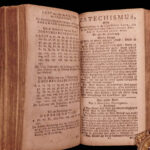 1777 RARE Dutch Book of Psalms Bible Songbook Music Catechisms Bijbel Amsterdam