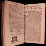 1777 RARE Dutch Book of Psalms Bible Songbook Music Catechisms Bijbel Amsterdam
