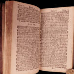 1777 RARE Dutch Book of Psalms Bible Songbook Music Catechisms Bijbel Amsterdam