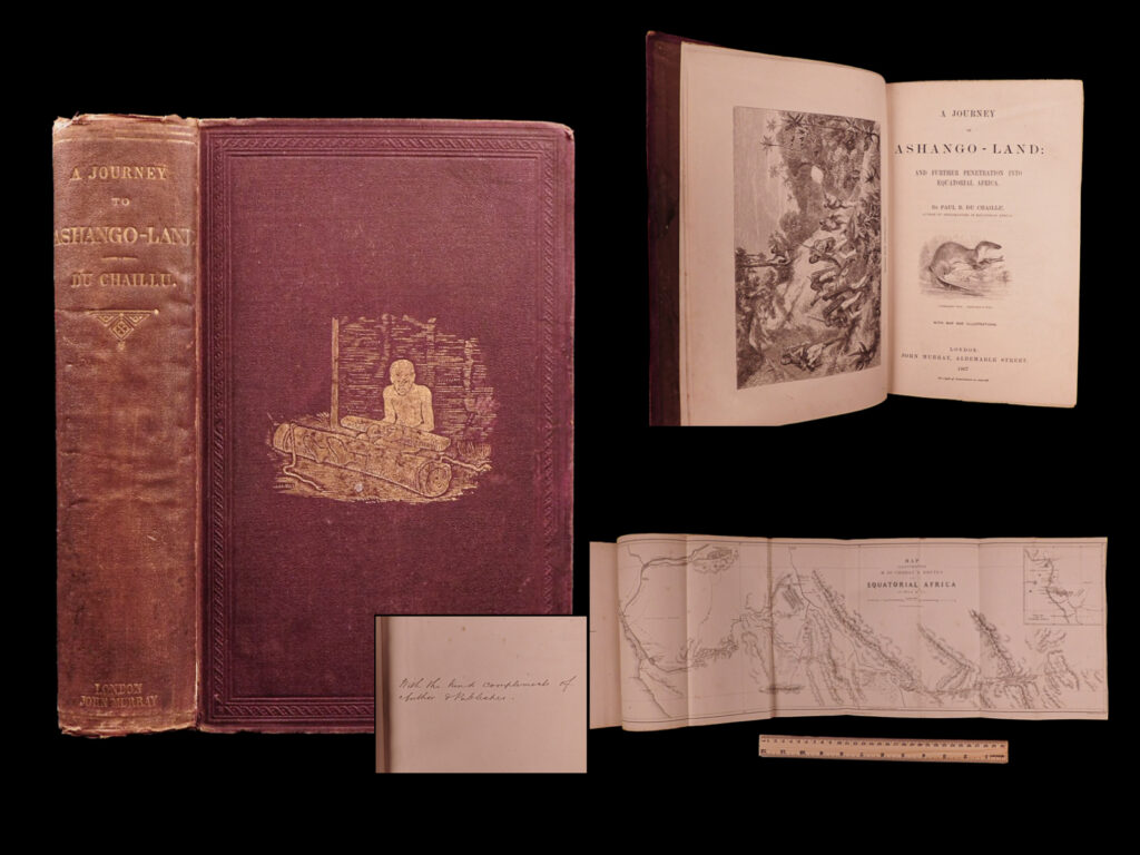 A journey to ashango-land : and further penetration into equatorial africa. Paul du chaillu.