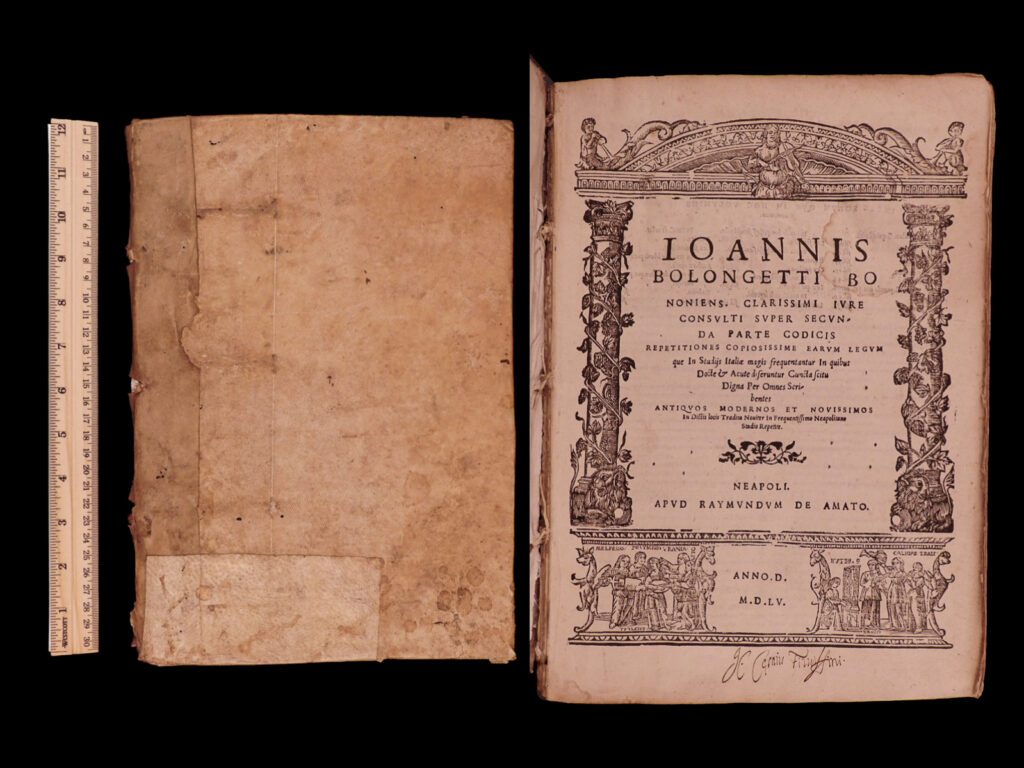 Ioannis bolognetti bononien. Clarissimi iure consulti super prima & secunda parte codicis repetitiones copiosissime earum legum que in studijs italie magis frequentantur : in quibus docte, & acute diferuntur cuncta scitu digna per omnes scribentes antiquos modernos & nouissimos in dictis locis tradita : nouiter in frequentissimo neapolitano studio repetite. Giovanni bolognetti.