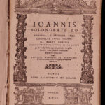 1555 Bolognetti ITALY LAW Italian Renaissance Humanism Medici NAPLES Rare Folio