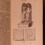 1846 Egyptian Antiquities in British Museum Illustrated EGYPT Pyramids Mummies