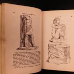 1846 Egyptian Antiquities in British Museum Illustrated EGYPT Pyramids Mummies
