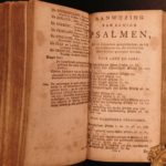 1777 RARE Dutch Book of Psalms Bible Songbook Music Catechisms Bijbel Amsterdam