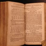 1777 RARE Dutch Book of Psalms Bible Songbook Music Catechisms Bijbel Amsterdam