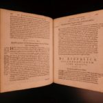 1593 1st ed SPARTA De Republica Lacedaemoniorum Spartan GREEK Rome Danish Krag