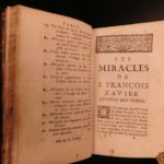 1673 1st ed Miracles of Saint Francis Xavier JESUIT Missionary Catholic Bartoli