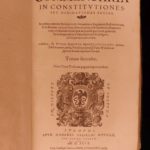 1599 LAW Commentary on Constitutions French Roman Juris Civilis Pierre Rebuffi