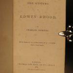 1870 1st ed Charles Dickens Mystery of Edwin Drood Unfinished Novel Illustrated
