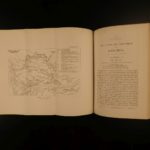 1883 Cities & Cemeteries of ETRUSCANS Ancient Italy Tuscany Illustrated MAPS 2v