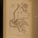 1883 Cities & Cemeteries of ETRUSCANS Ancient Italy Tuscany Illustrated MAPS 2v