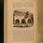 1883 Cities & Cemeteries of ETRUSCANS Ancient Italy Tuscany Illustrated MAPS 2v