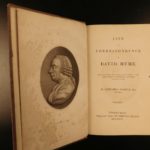 1846 Life of David Hume Scottish Philosophy English Enlightenment Politics 2v